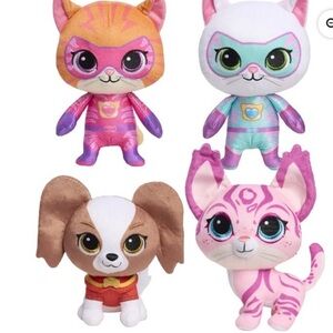 New! Disney Junior SuperKitties Plush Collector Set.